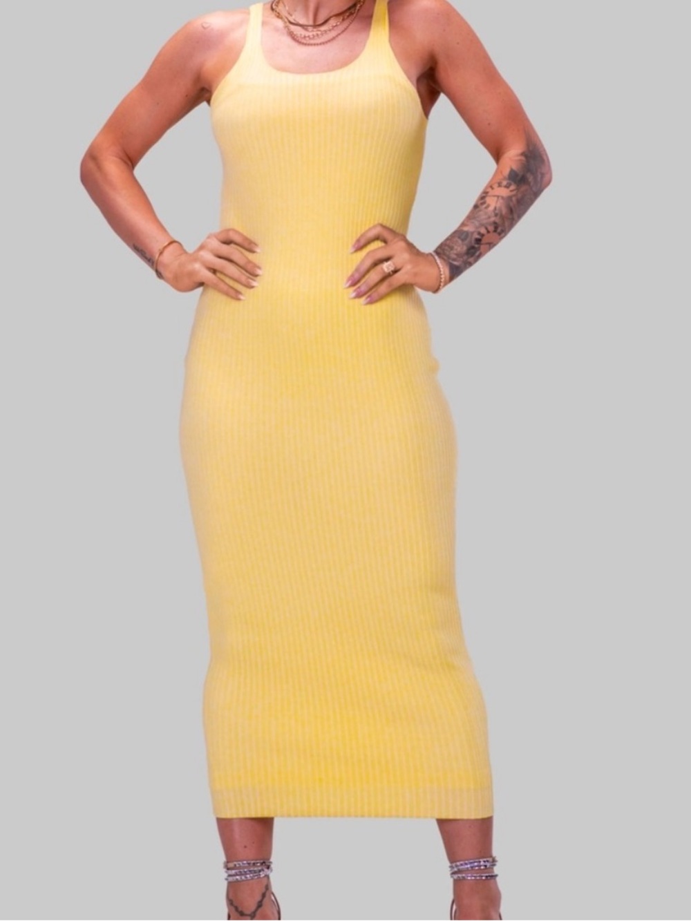 By Egreis Laurie Tank Dress - Butter Yellow